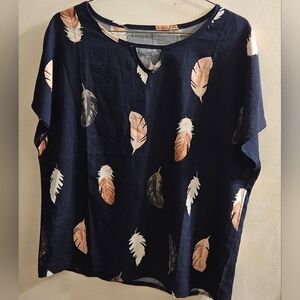 Womens Short Sleeve Blouse